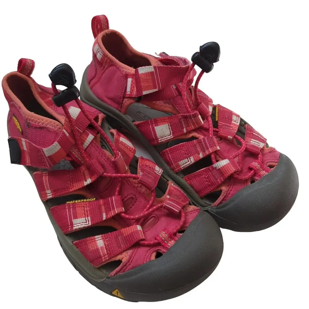 Keen Footwear Kids Strappy Waterproof Newport H2‎ Hydro Sandals Pink Girls US 3